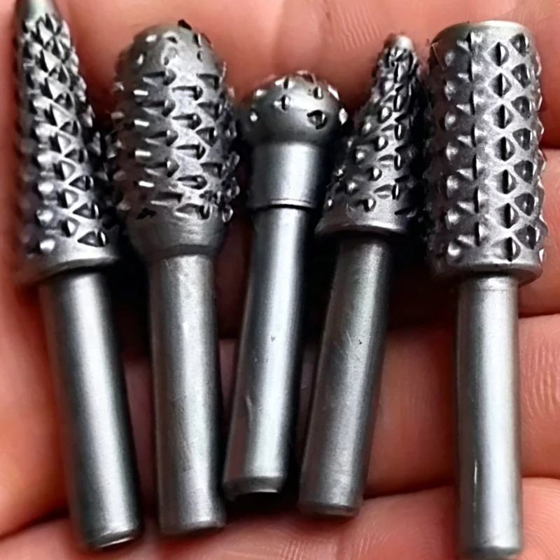 

Wood Carving Rotary Files Set Electric Grinding Drill Bit Wood Polishing Decay Removal Cutting Tool Kit with Assorted Shapes