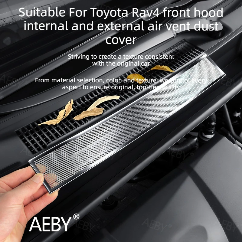 

For Toyota Rav4 2020-2026 hood vent cover,Cover air outlet dust cover,Dust protector air intake grille protection,accessories