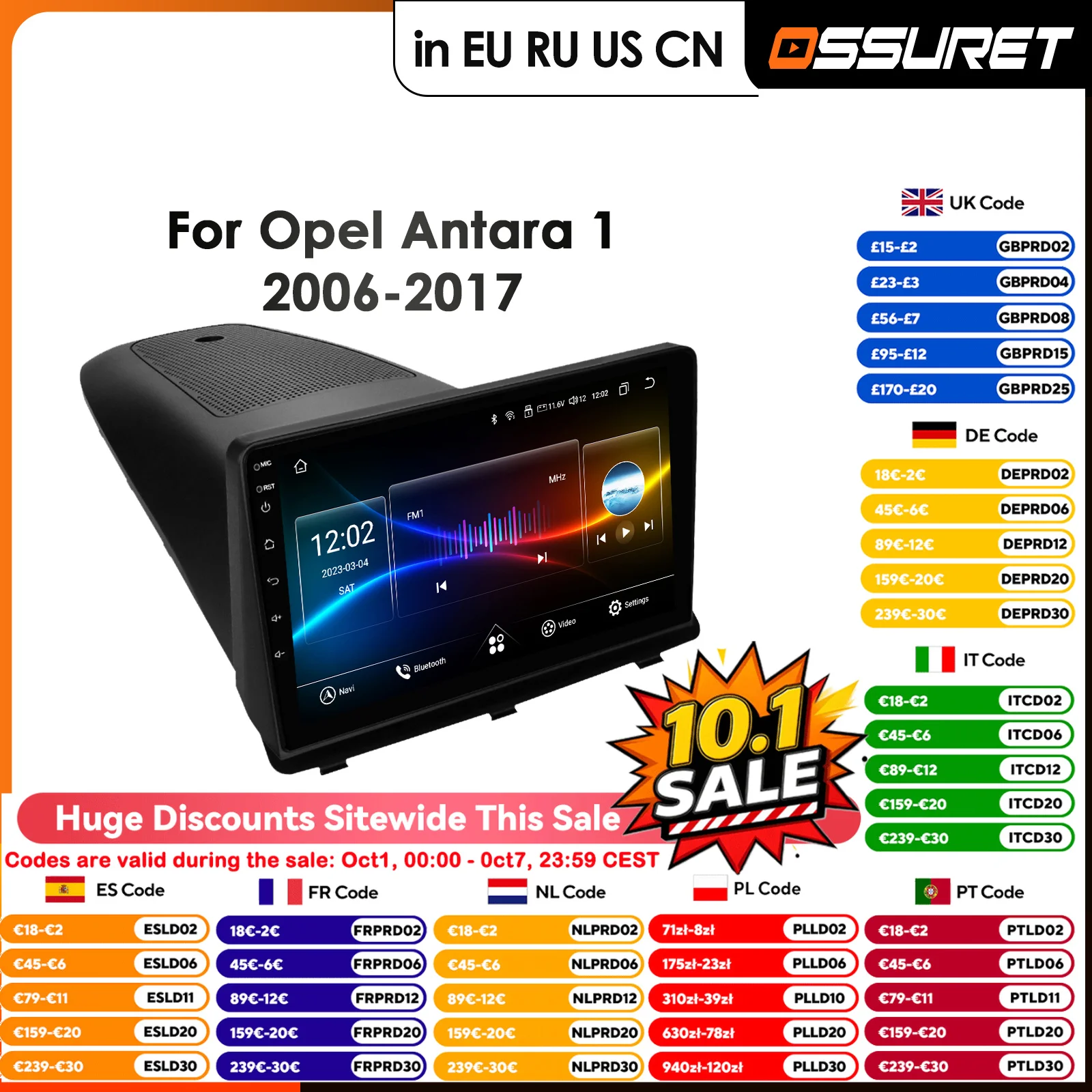 Carplay Android Auto 2Din Car Radio GPS for Opel Antara 1 2006 - 2017 Multimedia Video Player Navigation Stereo 9