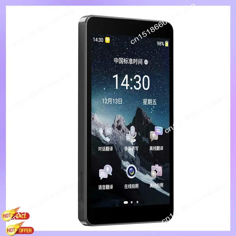 

CLCU AI Translator 5.5 Inches Photo Translator 142 Languages Wifi Real-Time Translator Without Internet Translation Stick