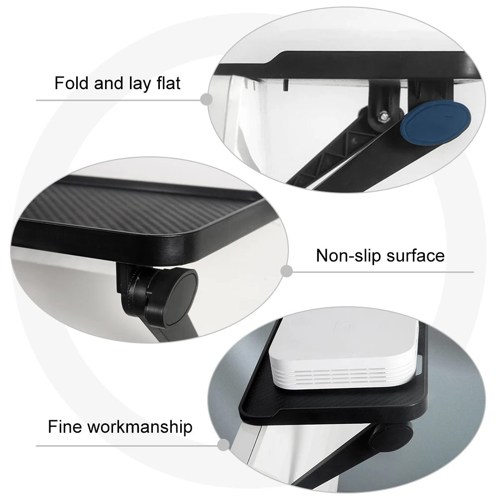 

Monitor Screen Shelf For Flat-Panel Computer Display Riser Storage Stand Non-Slip Foldable Design Keeps Desk Clutter-Free