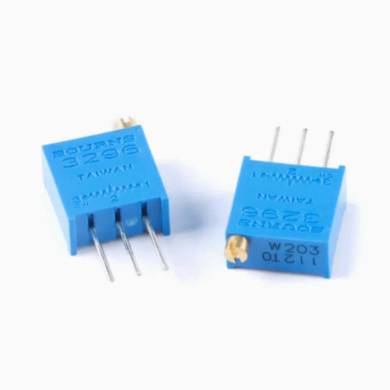 

5pcs/lot 3296 3296W-1-203LF Brand New Original Genuine 20K ± 10% ± 100ppm/℃ Potentiometer Precision Adjustable Resistor 3-DIP