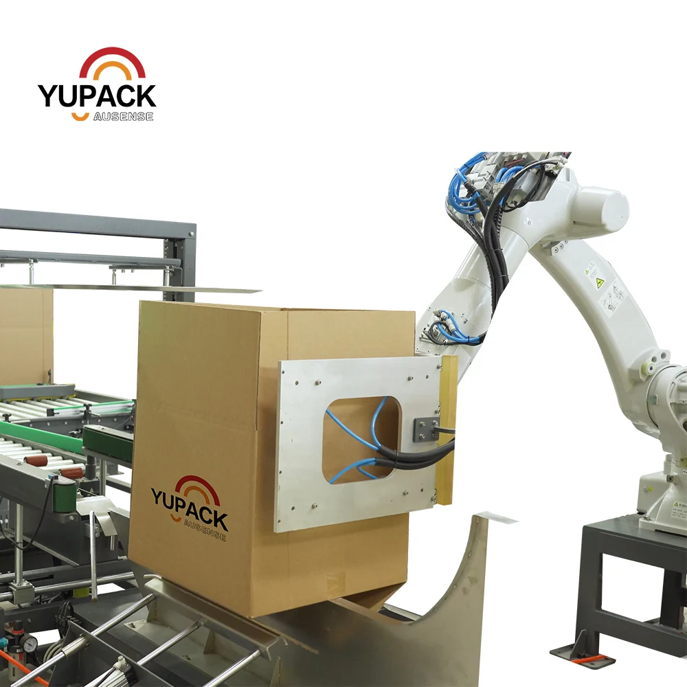 High Efficiency Production Line Automatic Corrugated Carton  Box Folding Machine