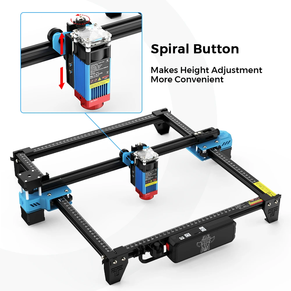 Twotrees Laser Head Adjustable Lifting Module Mounting Frame Laser Module Set For TTS-55 Pro Laser Engraving Machine Parts