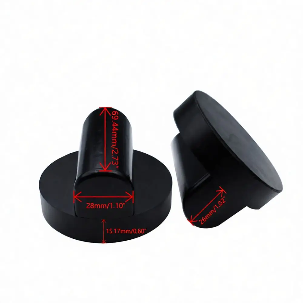 Rubber Lifting Pad Adapter For Tesla BMW Audi Vehicle Jack Point Support Heavy Duty Wear Resistant Protection Tool