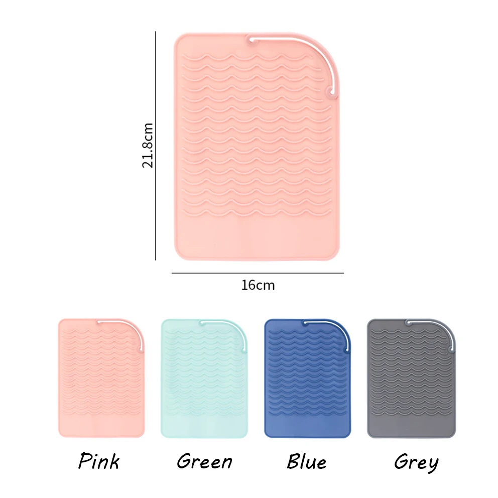 Silicone Heat Resistant Travel Mat Pouch for Curling Iron Hair Straightener Multifunctional Heat Insulating Sleeve