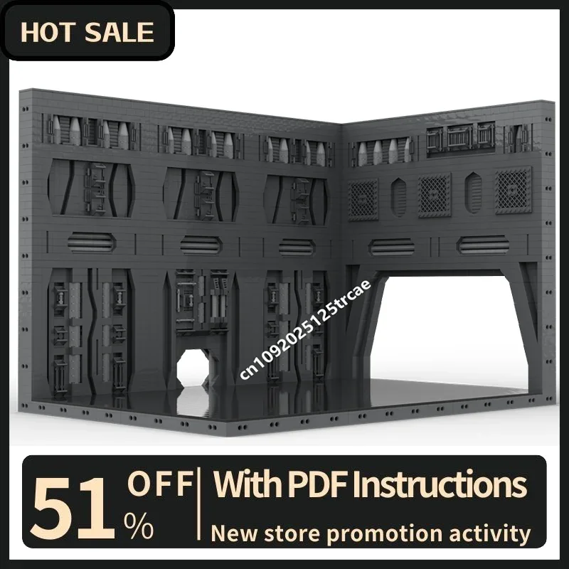 New 5288Pcs Famous Star Battle Movie Moc Hangar Display Model Diy Creative Ideas Toys Birthday Gifts Christmas Custom Puzzles