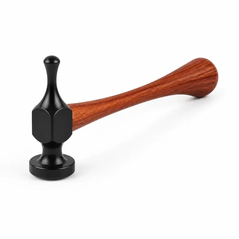 HRC52 55 High Carbon Steel Ball Peen Hammer Rosewood Handle Leather Craft Stitching Jewelry Making Tool Gothic Design