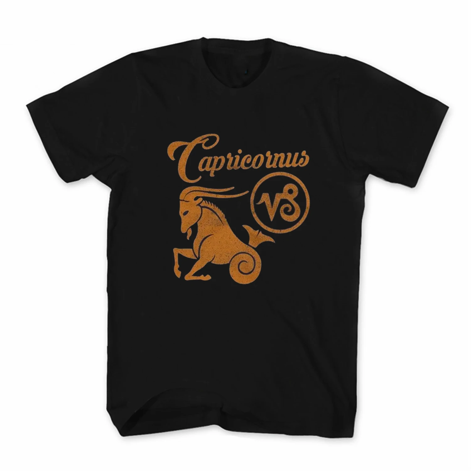 Capricorn Constellation Zodiac Capricornus Graphic T-Shirt 100% Cotton O-Neck Summer Short Sleeve Casual Mens T-shirt Size S-3XL