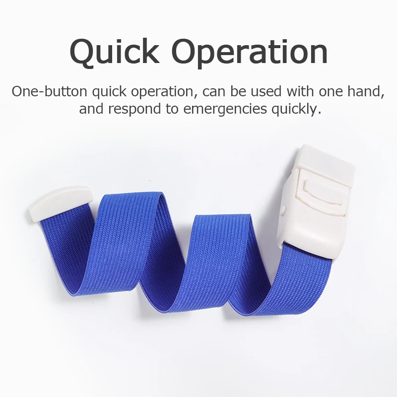 Lefeke Snap Tourniquet Quick Release Emergency Buckle Band Adjustable Portable Ribbon Outdoor First Aid Accessories