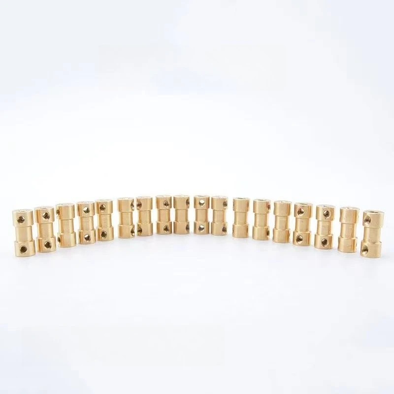 2/2.3/4/5/6mm Brass Rigid Hexagonal Coupling Motor Shaft Coupler Connector Sleeve
