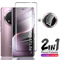 Magic7Lite Case 2In1 Tempered Glass For Honor Magic7 Lite 5G Camera Lens Screen Protectors On Magic 7Lite 7 Light BRP-NX1 6.78\