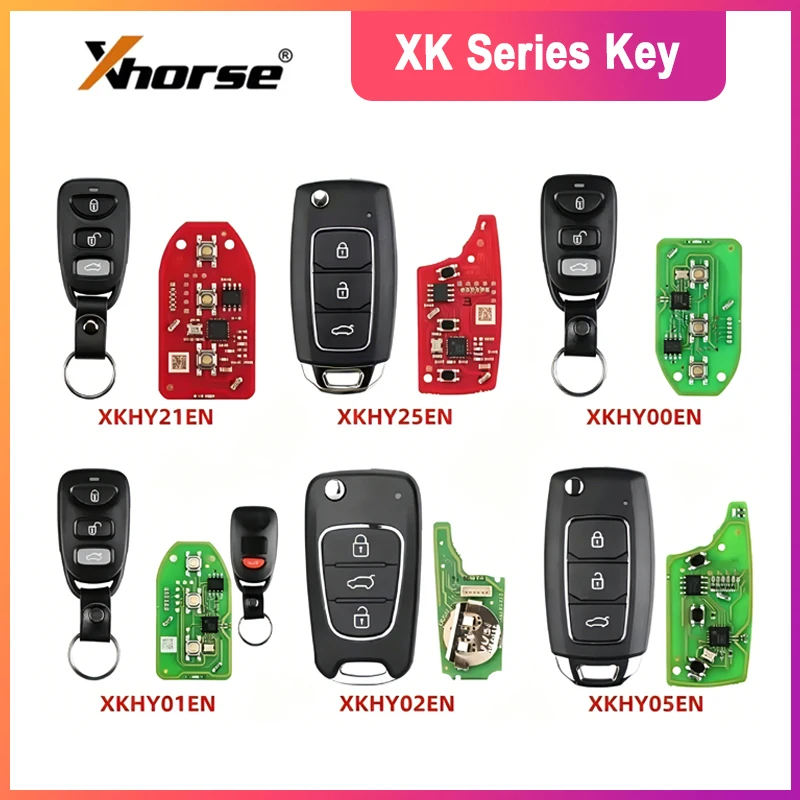 MAGICKEY Xhorse 2nd Generation Wire Remote Key for Hyundai XKHY21EN XKHY25EN XKHY00EN XKHY01EN XKHY02EN XKHY05EN Global Version