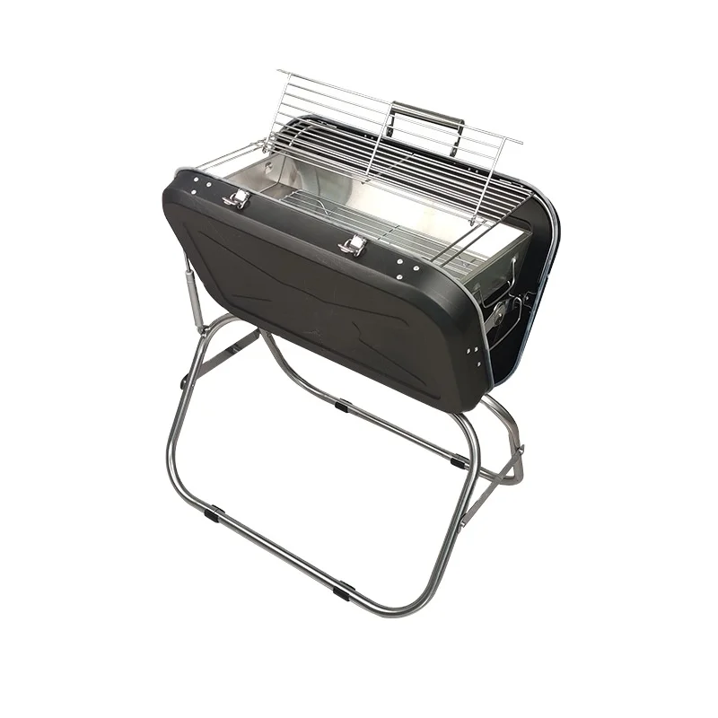 Black Color Customized Outdoor Camping Folding Storage Box Kitchen Cooking Stove