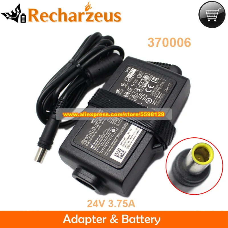 Genuine 370006 24V 3.75A 90W Adapter DA90A24 R370-7407 370028 Charger For Resmed AIRSENSE S10 AIR SENSE S 10 AIR CURVE S10 IP22