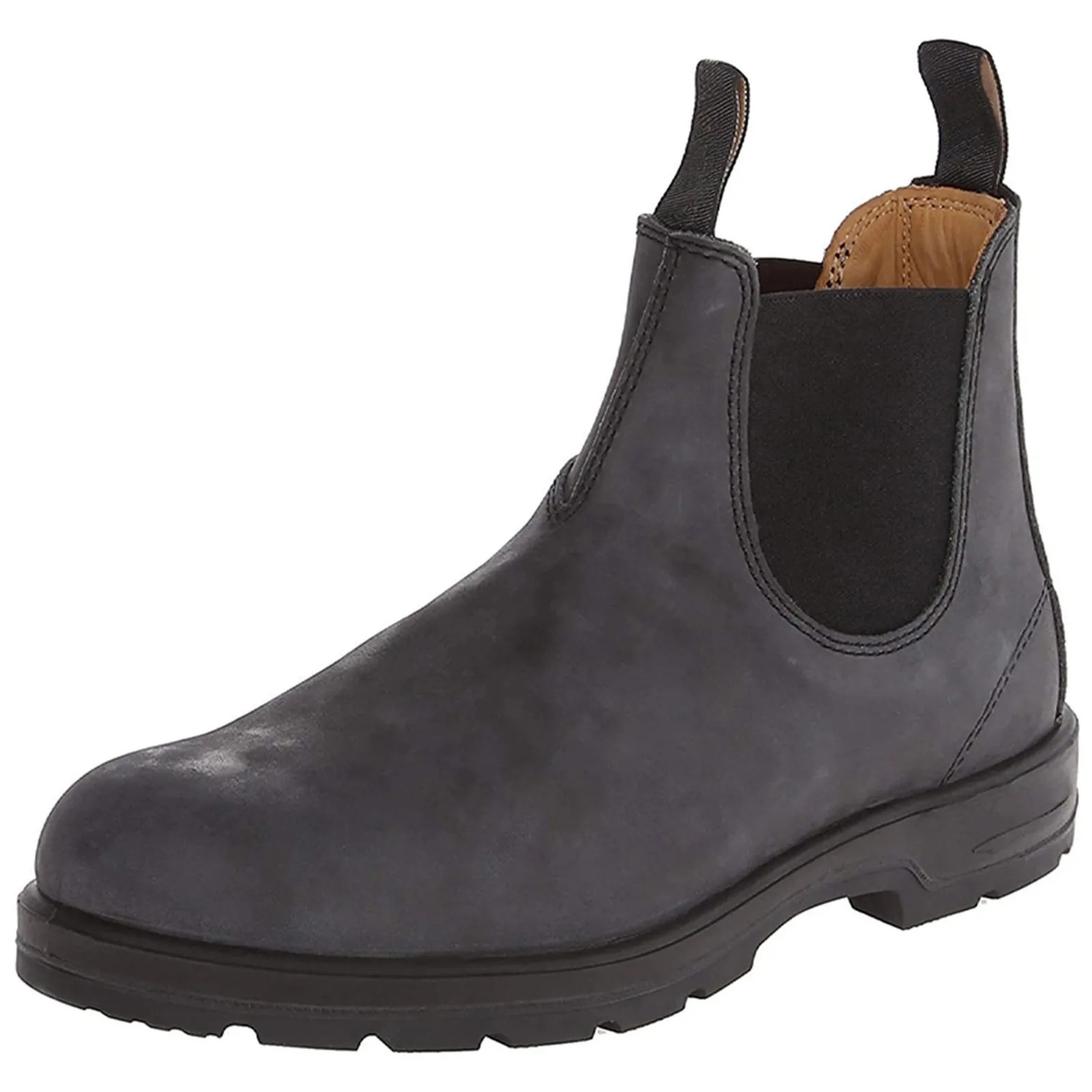 Mens Leather Boots Casual Slip On Formal Oxfords Boot Vintage Couple Shoes Boots image 4