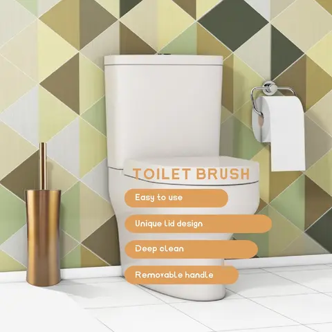 8 best sales guld toalettborste - №3