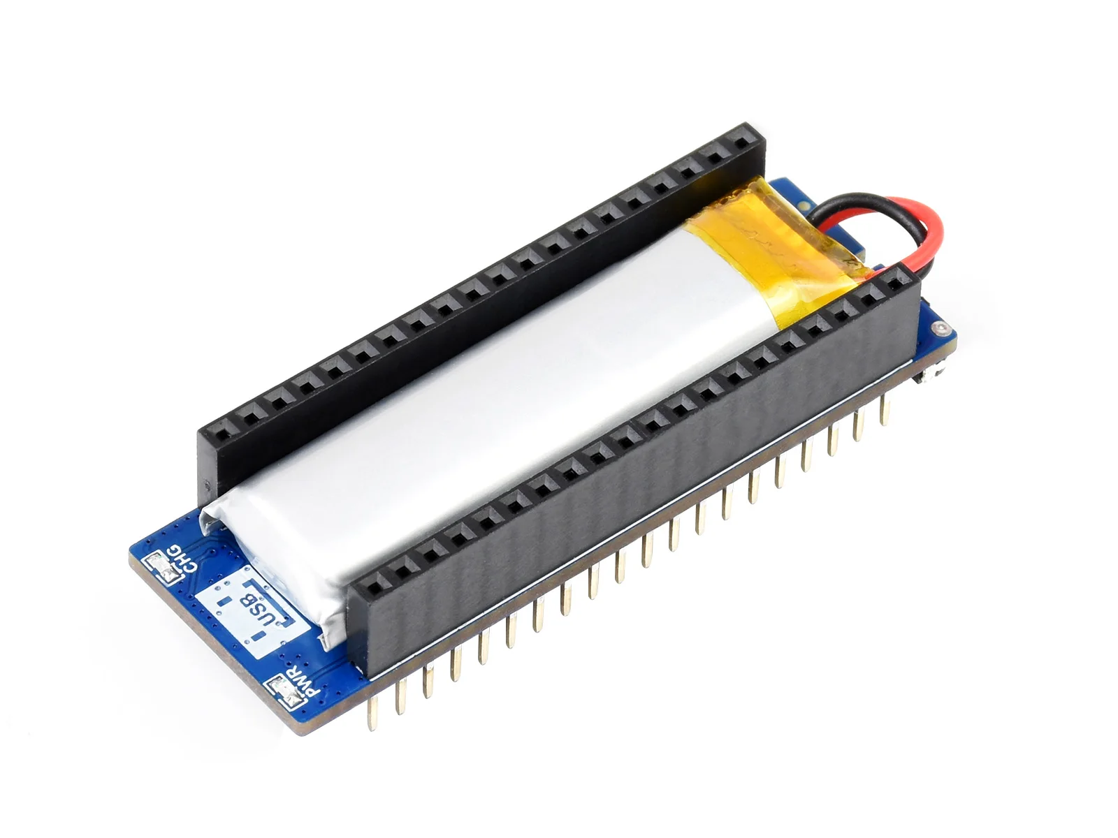 Picture 3: Waveshare UPS Module For Raspberry Pi Pico, Uninterruptible Power Supply, Li-Po Battery, Stackable Design