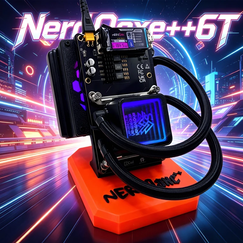 2026 Upgrade New Hot Selling NerdQaxe++Rev 6T Hydro Bitaxe Miner