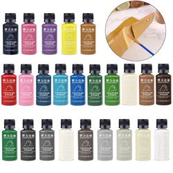 30ml/Bottle Leather Matte Elastic Edge Oil Leather Dye Coloring Coat Edges Finish Supplies DIY Leather Craft Edges Paint Pigment