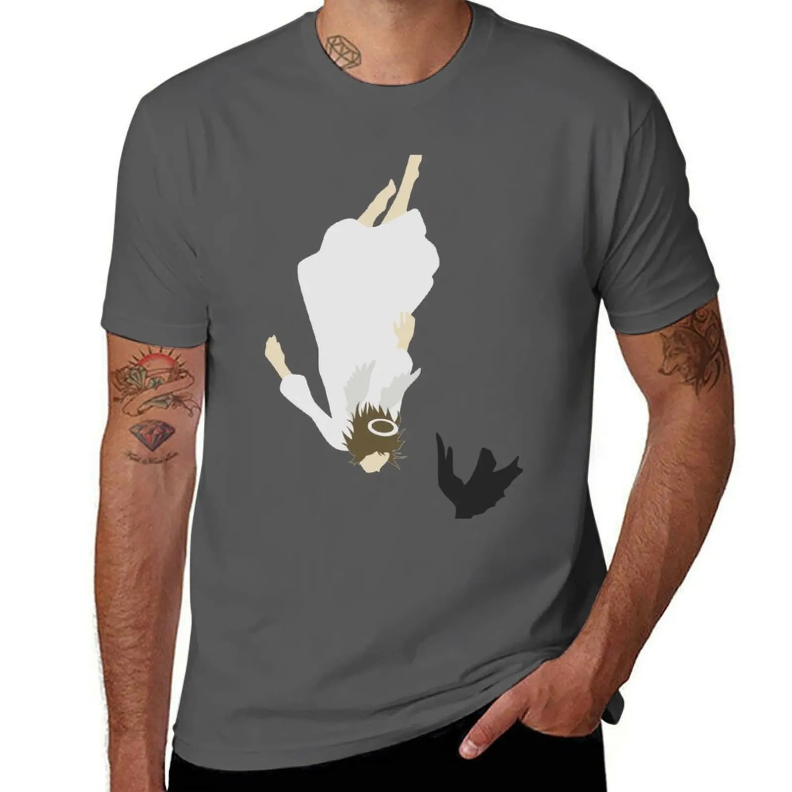 

Haibane Renmei - Falling Angel T-Shirt Streetwear Print Tee Shirt