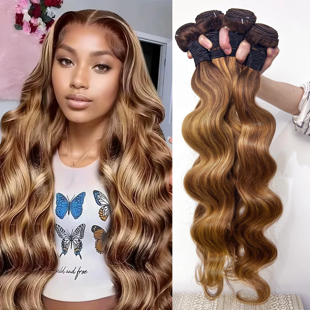 

Наборы волос для наращивания 30-36 дюймов, омбре, с эффектом волны, 100% натуральные бразильские волосы, необработанные, 16A, вирджин, для плетения, из натуральных волос