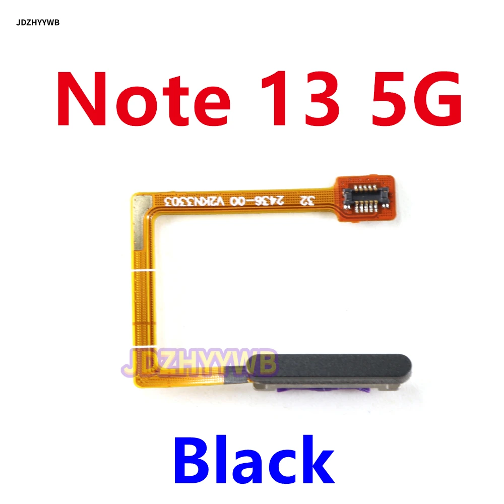 For Xiaomi Redmi Note 13 5G Home Button Fingerprint Menu Return Key Sensor Flex Cable Note13