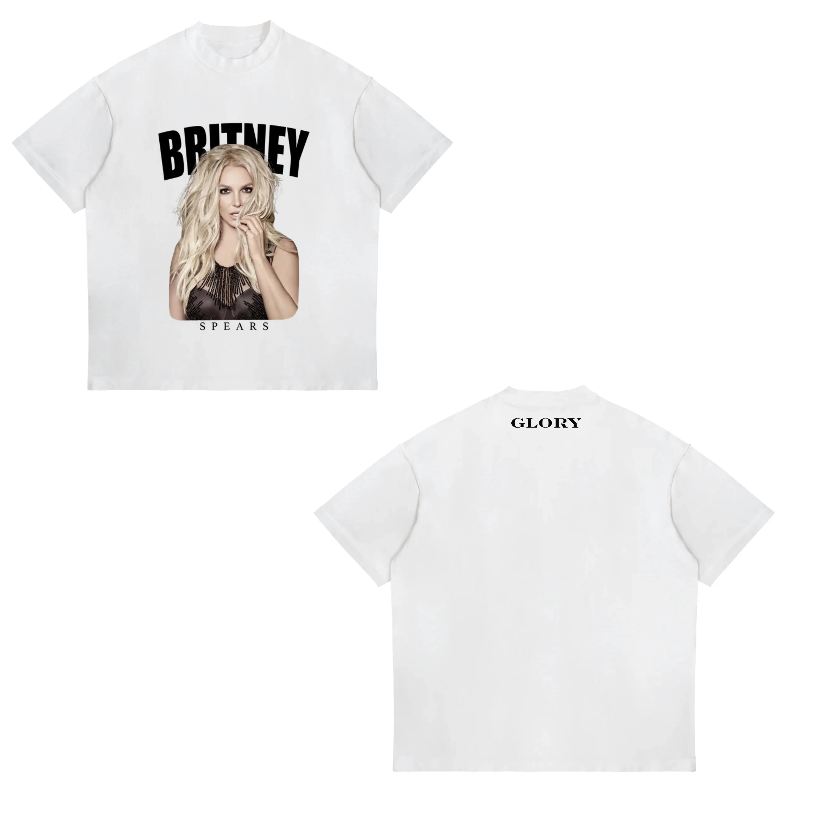 2026 Britney Spears Bubble Gum Balloon Retro Men's and Women's T-shirt Spring/Summer New Product Casual Fashion Streetwear
