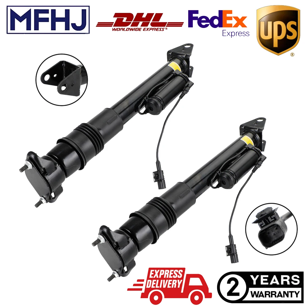 2X tylne zawieszenie pneumatyczne wstrząsy reklamowe Mercedes Benz GL350 ML450 ML500 GL550 ML63 AMG 1643200731 1643202031 1643202731 1643203031
