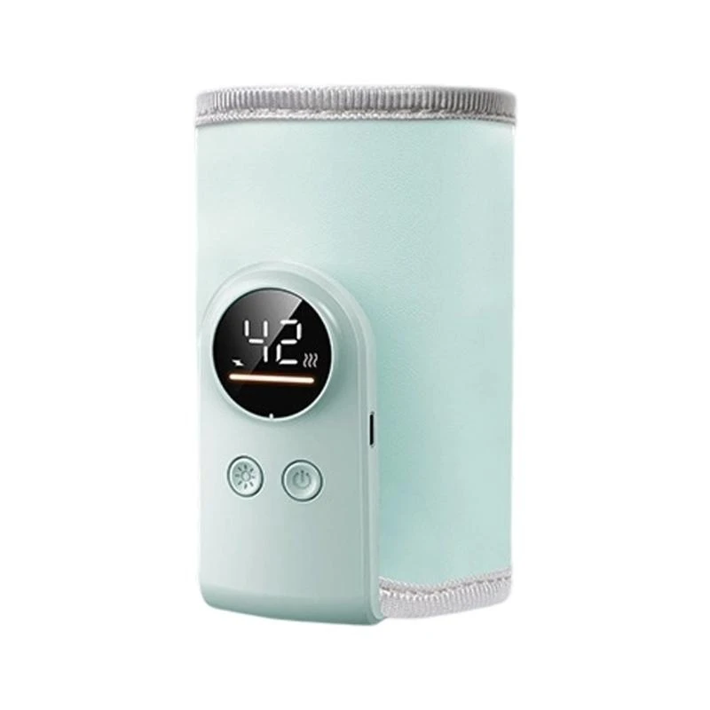6 Temperature Baby Bottle Warmer Sleeve 18W Fast Heating Night Light Insulated Cover 425F
