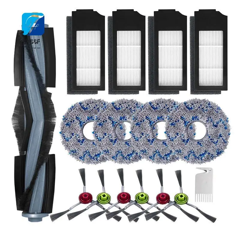 

A55F-для пылесоса ECOVACS DEEBOT X1 Omni Turbo T10 T20 Omni T20, сменный комплект, основная роликовая щетка, фильтр боковой щетки