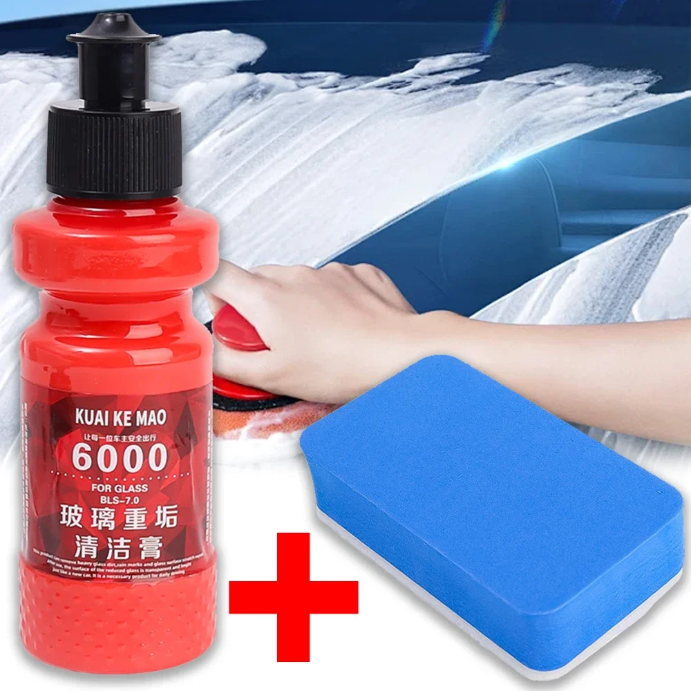 

Car Glass Oil Film Cleaning Paste Auto Windshield Oil Film Cleaning Cream Oil Stain Gum Insect Glue Remover Car Window Descaling