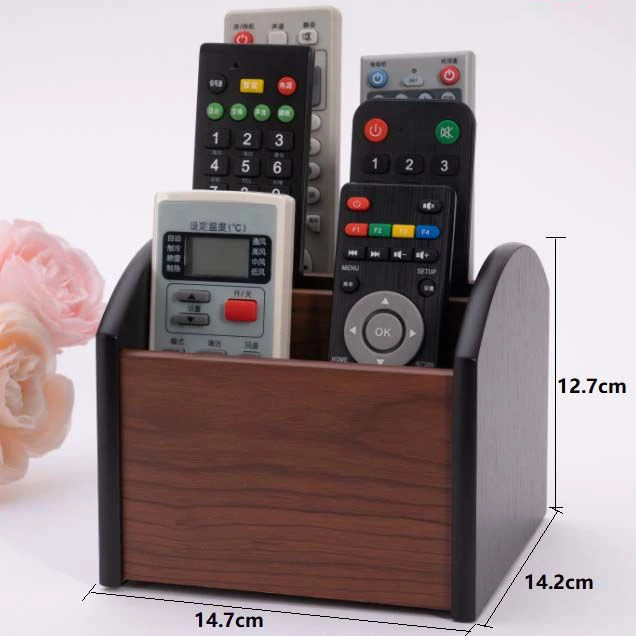 Desktop Afstandsbediening Board Opbergdoos Kantoor Woonkamer Koffie Tafelblad Tissue Opbergdoos Schommelende Afstandsbediening Doos ZG689