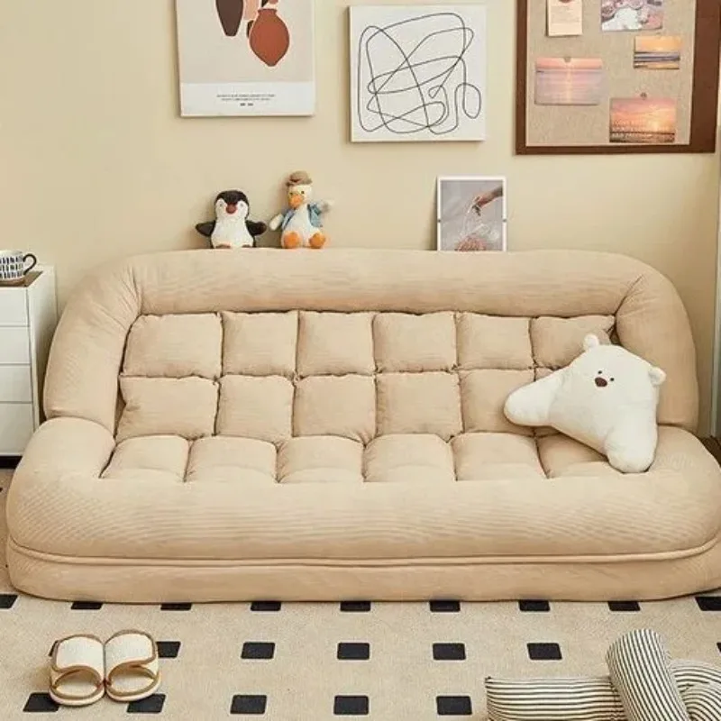 Adjustable Sofa Bed Sleepable Folding Sofa Angle Bedroom Living Room Leisure Chair Recliner Tatami Seating Furniture Beds