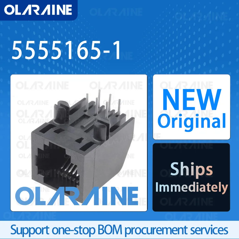 20/50/100Pcs 5555165-1 100% brand new and original IC chip Modular/Ethernet connectors RJ25