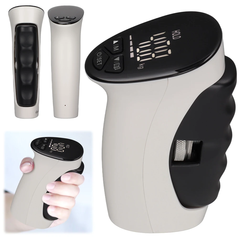 

Electronic Grip Power Trainer Accurate Digital Grip Strength Meter Rechargeable Hand Grips Measurement Meter for Muscle Building