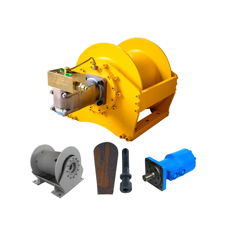 5 Ton Hydraulic Truck Winch Steel Wire Rope Electric Winch Windlass And Mooring Winch