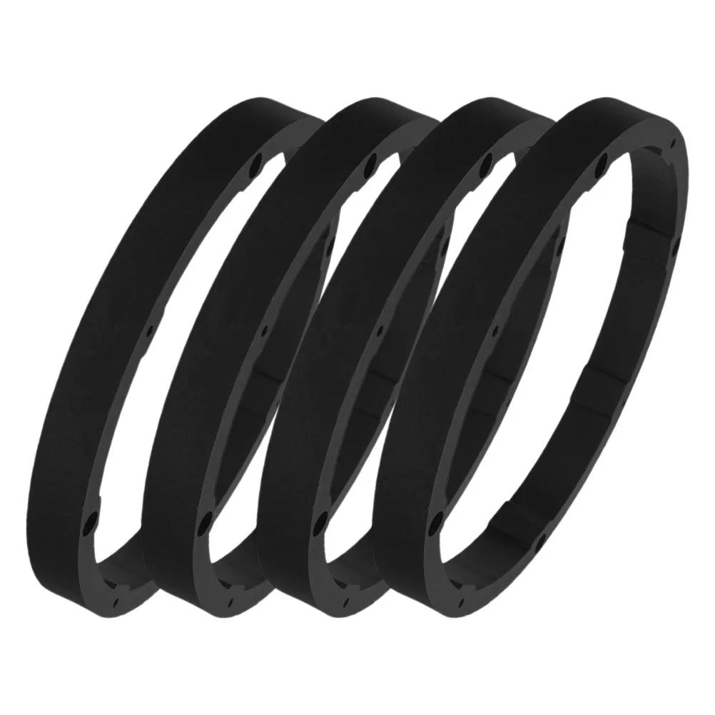 

4pcs 6.5 Inch Speaker Spacers Pvc Riser Rings Enhanced Sound Quality Universal Fit Durable Easy Installation Aesthetic Interior