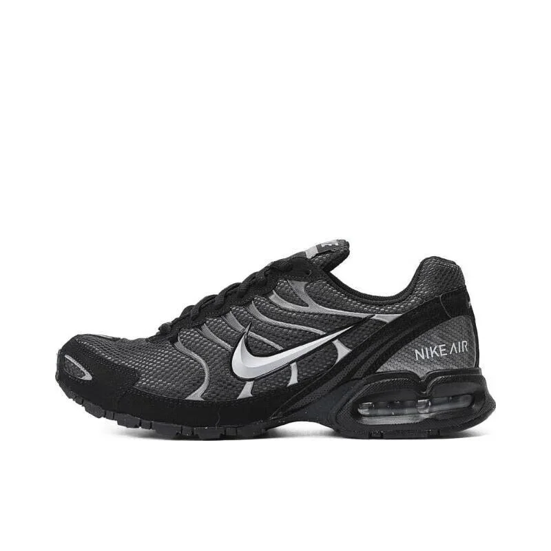 

Nike Air Cushion амортизация, отскок, грязеотталкивающие, мужские кроссовки для фитнеса, новые легкие, удобные, прочная ручка, износостойкие, повседневные легкие кроссовки Air Max Torch 4, черные и серебристые, высококачественные цветные модные повседневн