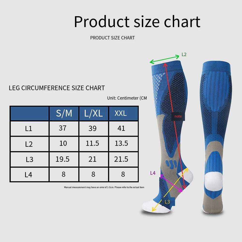 Calf Support Socks Football Socks Breathable Material Comfortable Fit Exercise Socks Breathable Athletic Socks
