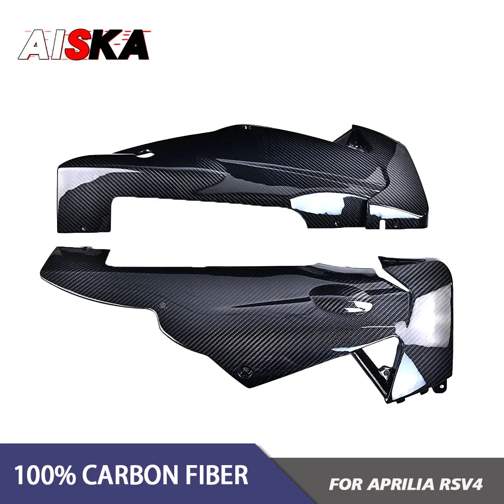 For Aprilia RS V4 RSV4 2016 - 2020 Carbon Fiber Belly Pan Side Panels Lower Cover Protector Fairing Kits Motorcycle Accessories