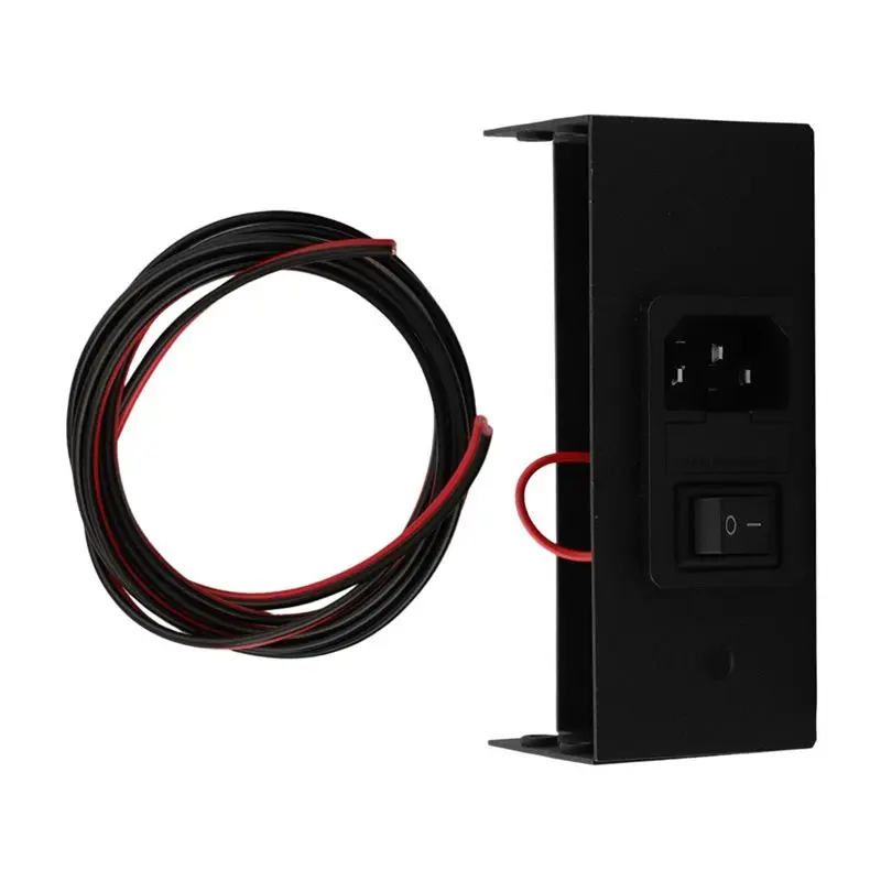 Y42A-Power Supply Housing Shell Switching For 3D Printer Power Shield Switch 12V/24V 360W Male Socket For Ender 3 For CR10