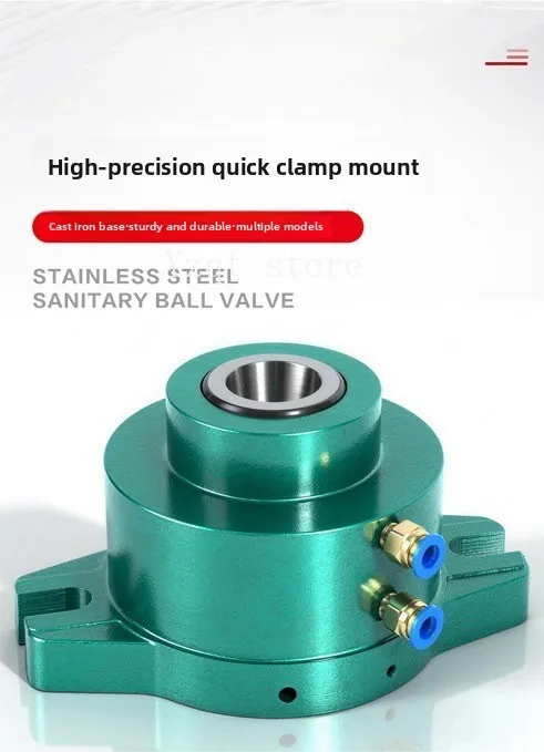 Fixed Pneumatic Clamp Seat Drilling Machine Tapping Machine Vertical Clamp Type 15  20  25  32 Spring Steel Chuck Seat