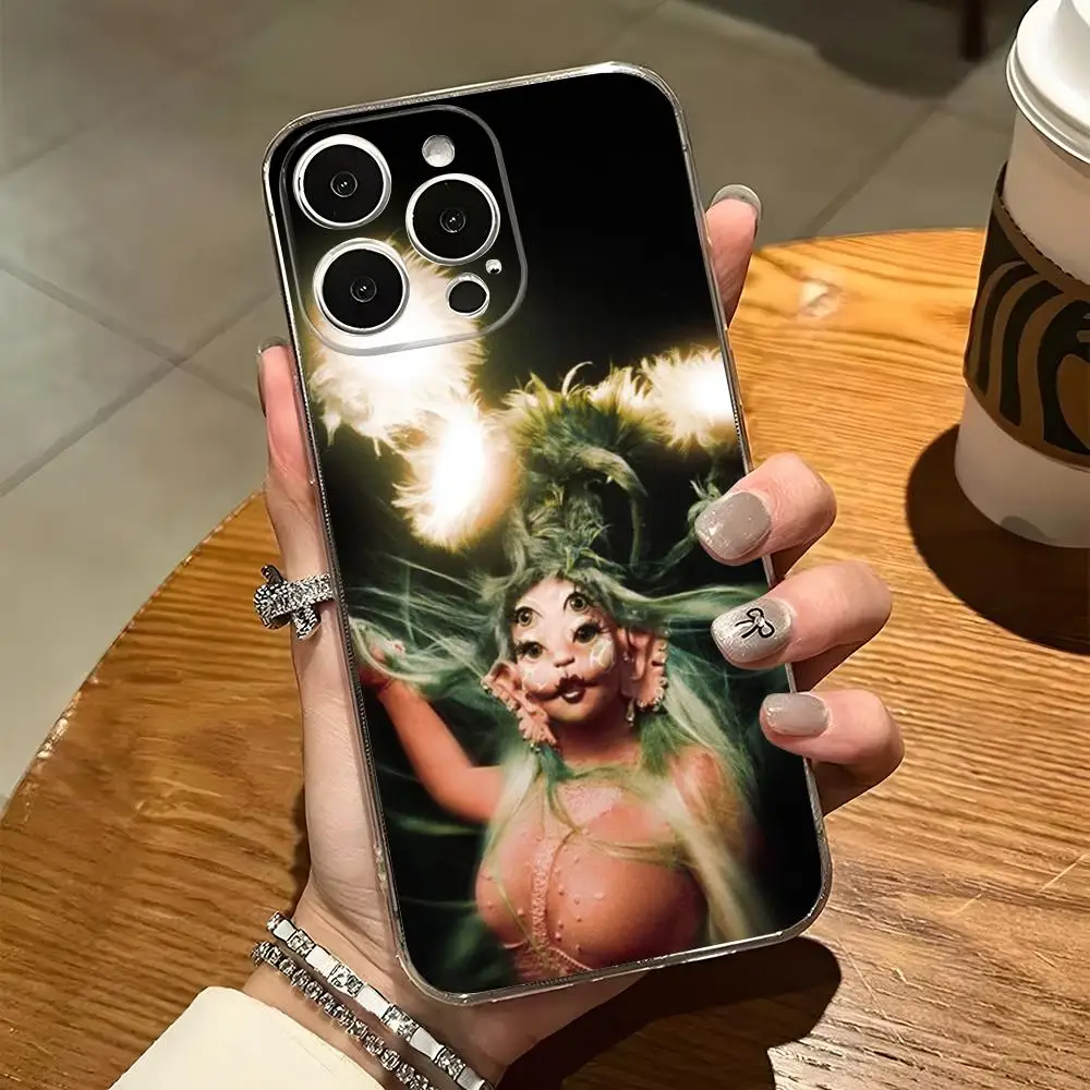 Piosenkarka Melanie Martinez Etui na telefon do Iphone 15 Pro Max 14 16 Plus 11 12 Mini 13 Pro 7 8 X XR XS SE Przezroczysta tylna obudowa