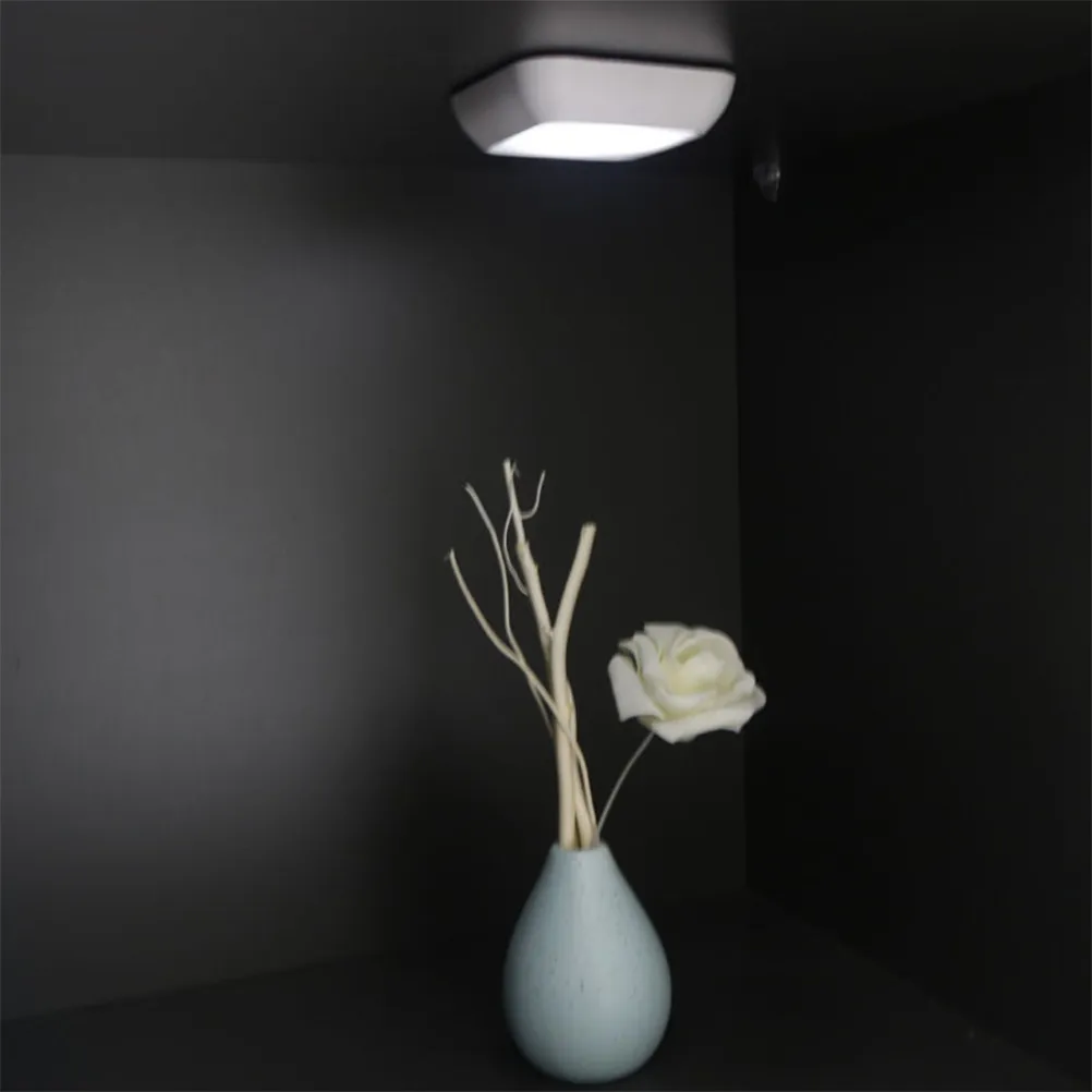 1Pcs Sensor LED Night Light Built-in Light Sensor Human Body Induction Lamp for Home Cabinet Corridor Stairway Use Wireless