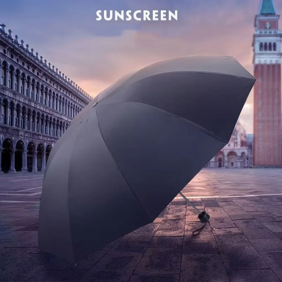 

Очень большой ветрозащитный и водонепроницаемый складной зонт 115 см, усиленный 190 т, ударная ткань для деловых поездок, дождливых солнечных дней