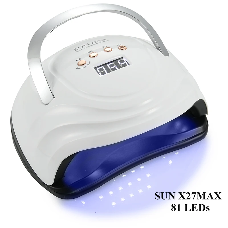 Professional LED UV Nail Dryer Lamp for Nails Gel Polish Dryer 4 Timers 81 LEDs Light Nail Art Accessories Curing Gel Toe Nails