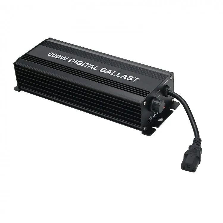 Digital 600W Ballasts for Garden Planter Grow Lights HPS MH Bulbs Electronic Dimmable