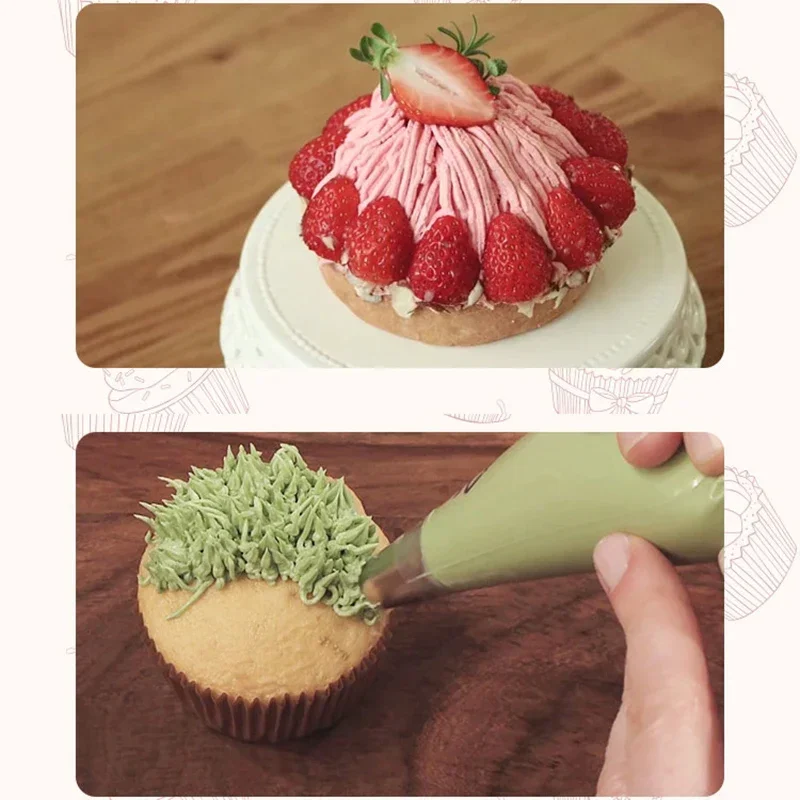 1/5pcs Cake Grass Cream Decoration Tips Set Nozzle Cupcake Head Cake Decorating Tools Pastry Tools Stainless Steel Piping Icing