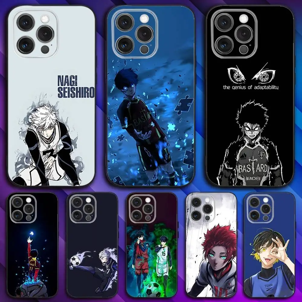 

Comics B-Blue L-Lock Phone Case For iPhone 16,15,14,13,12,11,Pro,Max,Plus,X,XS,SE4,E,Mini,Soft Black Case